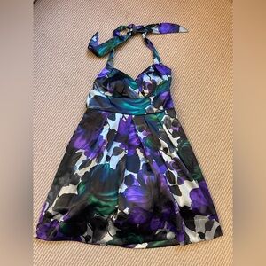 Satin Halter Dress